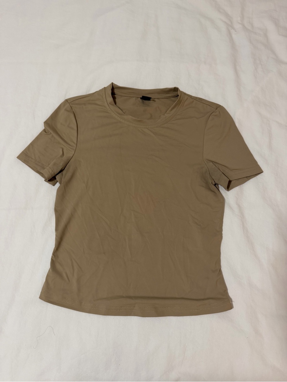 tan t-shirt